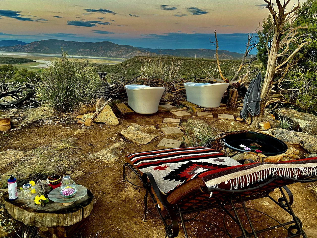 Beautiful Bell Tent for Romantic Escapes Under the Beautiful New Mexico Skies