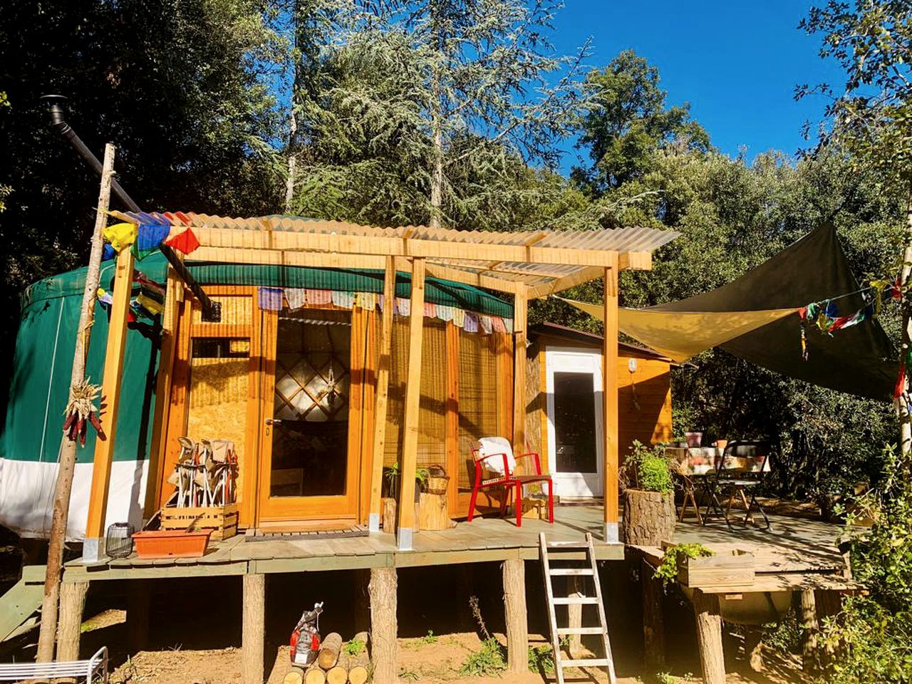 Amazing Off-Grid Yurt Fully Equipped with Fire Pit and Views in Spain