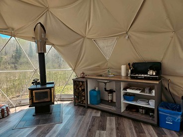 Lovely Dome Rental for Cozy Glamping Escapes to Nature in Mattawan, Ontario photo 5