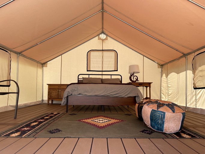 Cozy Glamping Tent in the Heart of the Wilderness, Safari Tents, Bailey