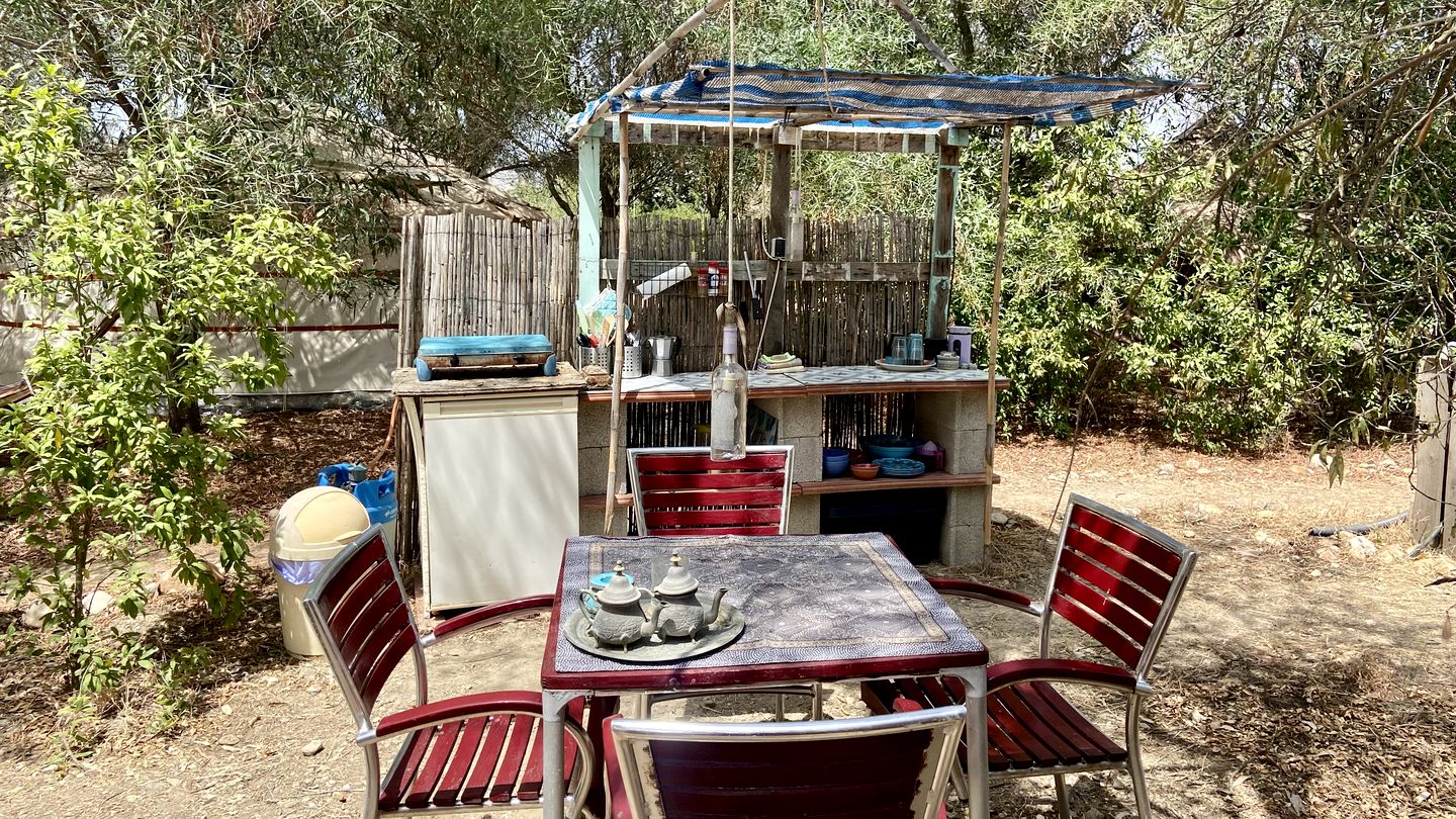 Rustic Bell Tent in Cártama for Glamping Vacations in Southern Spain