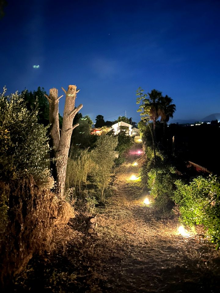 Rustic Bell Tent in Cártama for Glamping Vacations in Southern Spain