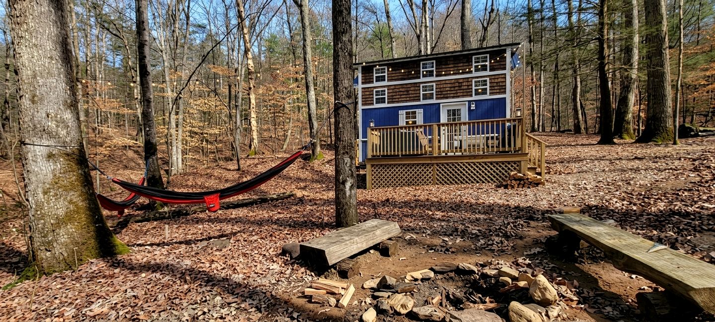 Georgia Glamping Escape for Two in this Lovely Tiny House in Suches