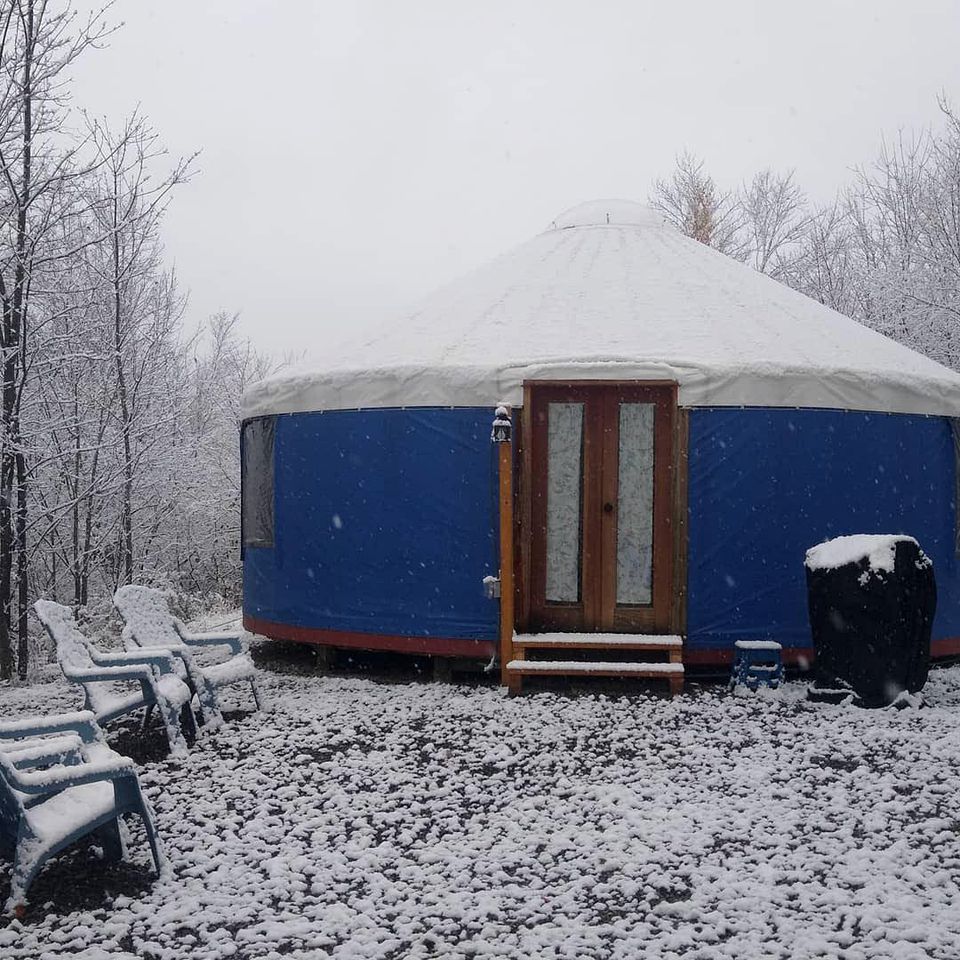 Bluebird yurt