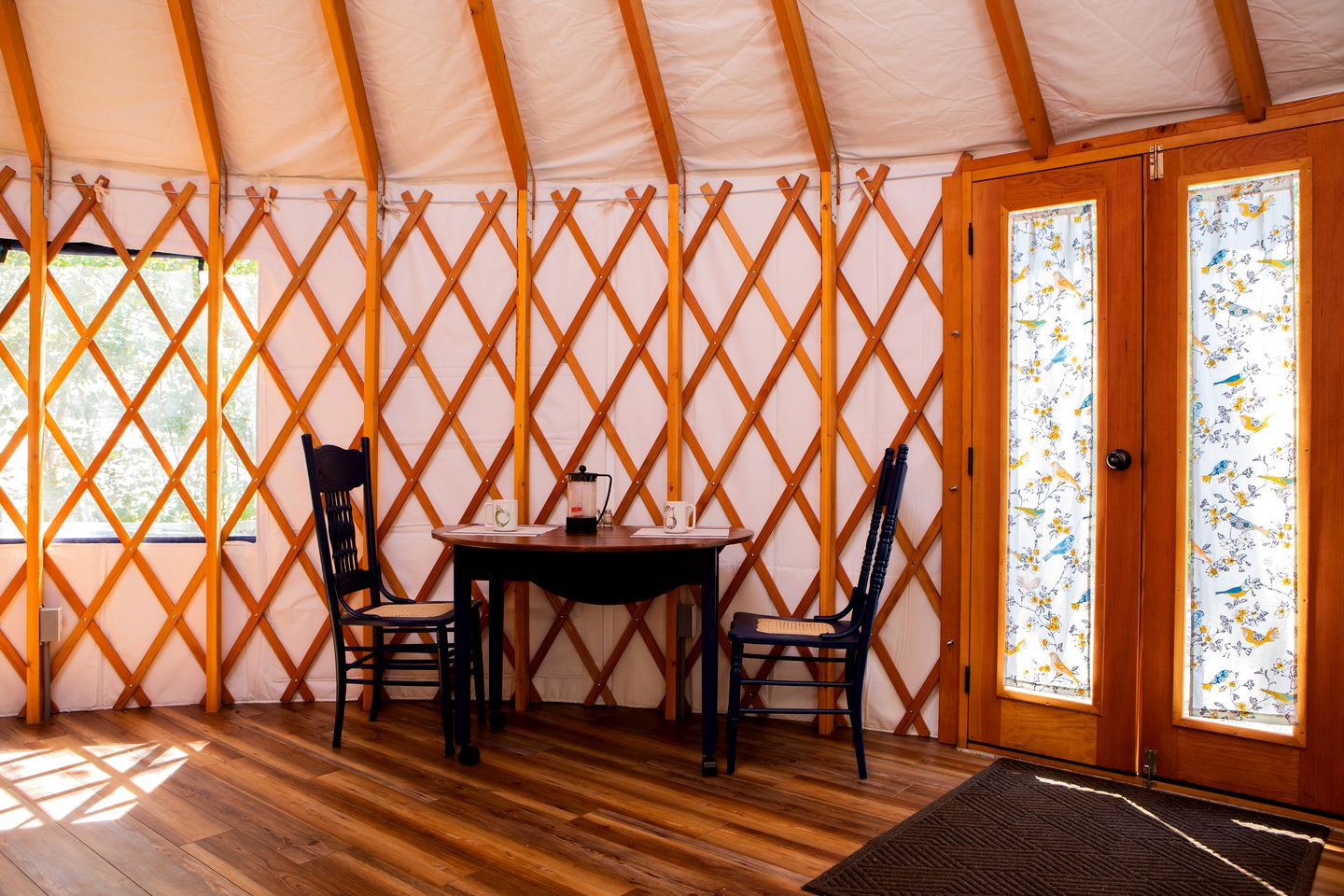 Bluebird yurt