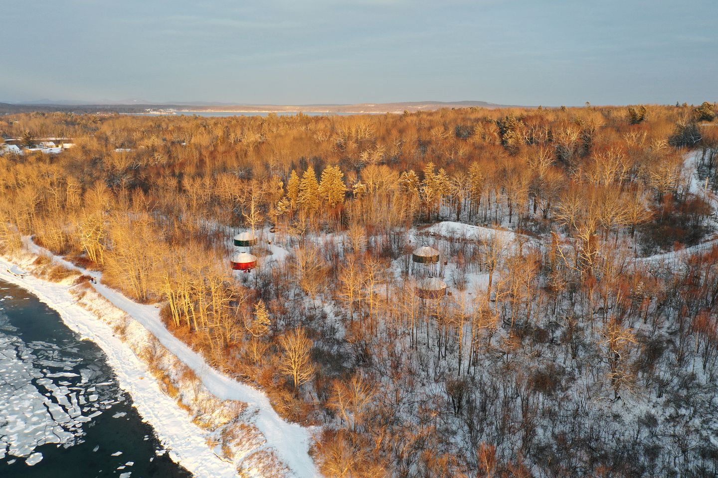 Bluebird yurt