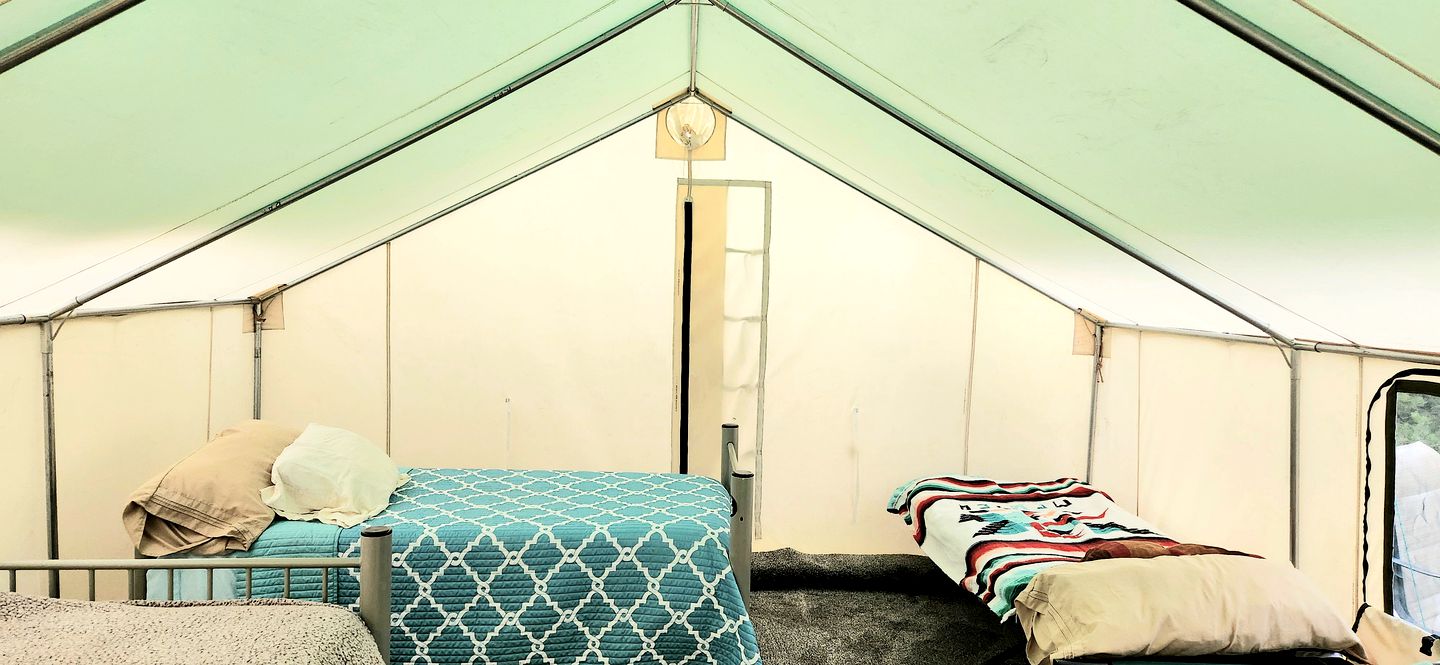 Remote Pet-Friendly Tented Cabin Great for Family Getaways in Colorado