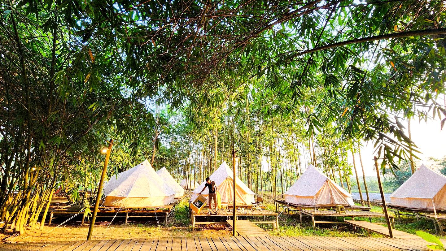Disconnect and Recharge at this Picturesque Bell Tents in Vietnam