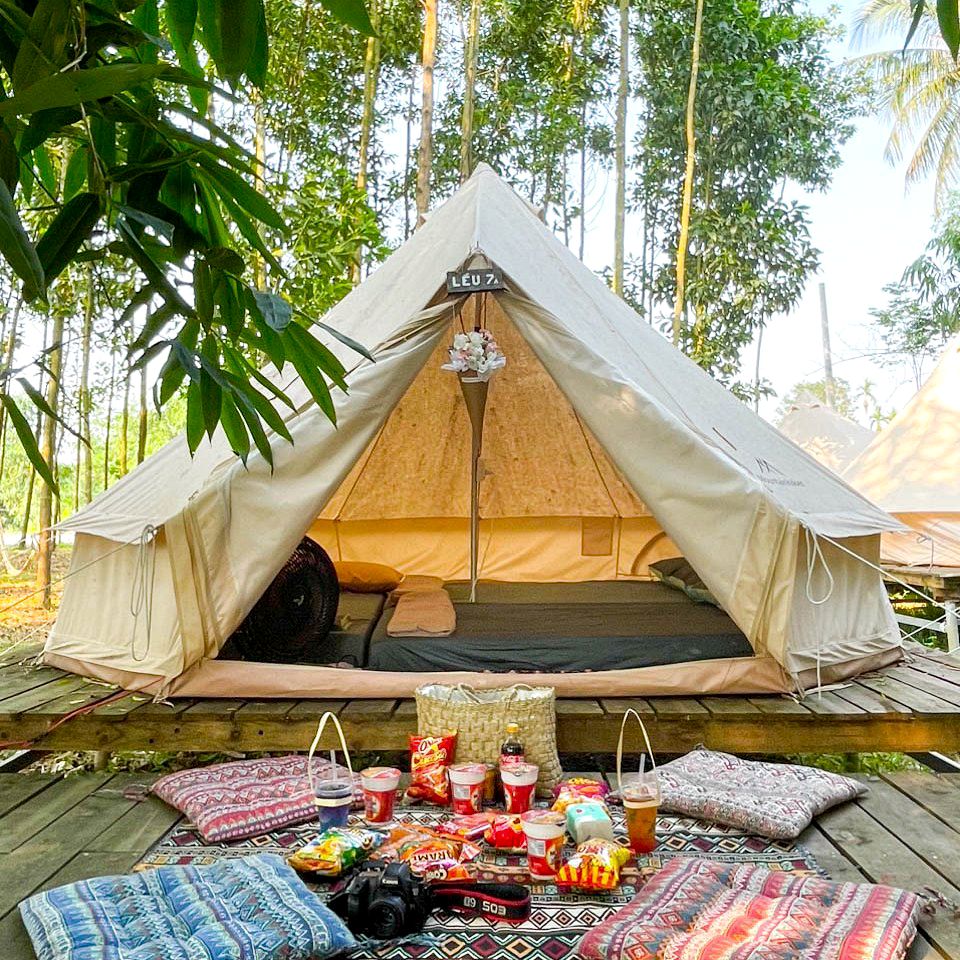 Disconnect and Recharge at this Picturesque Bell Tents in Vietnam