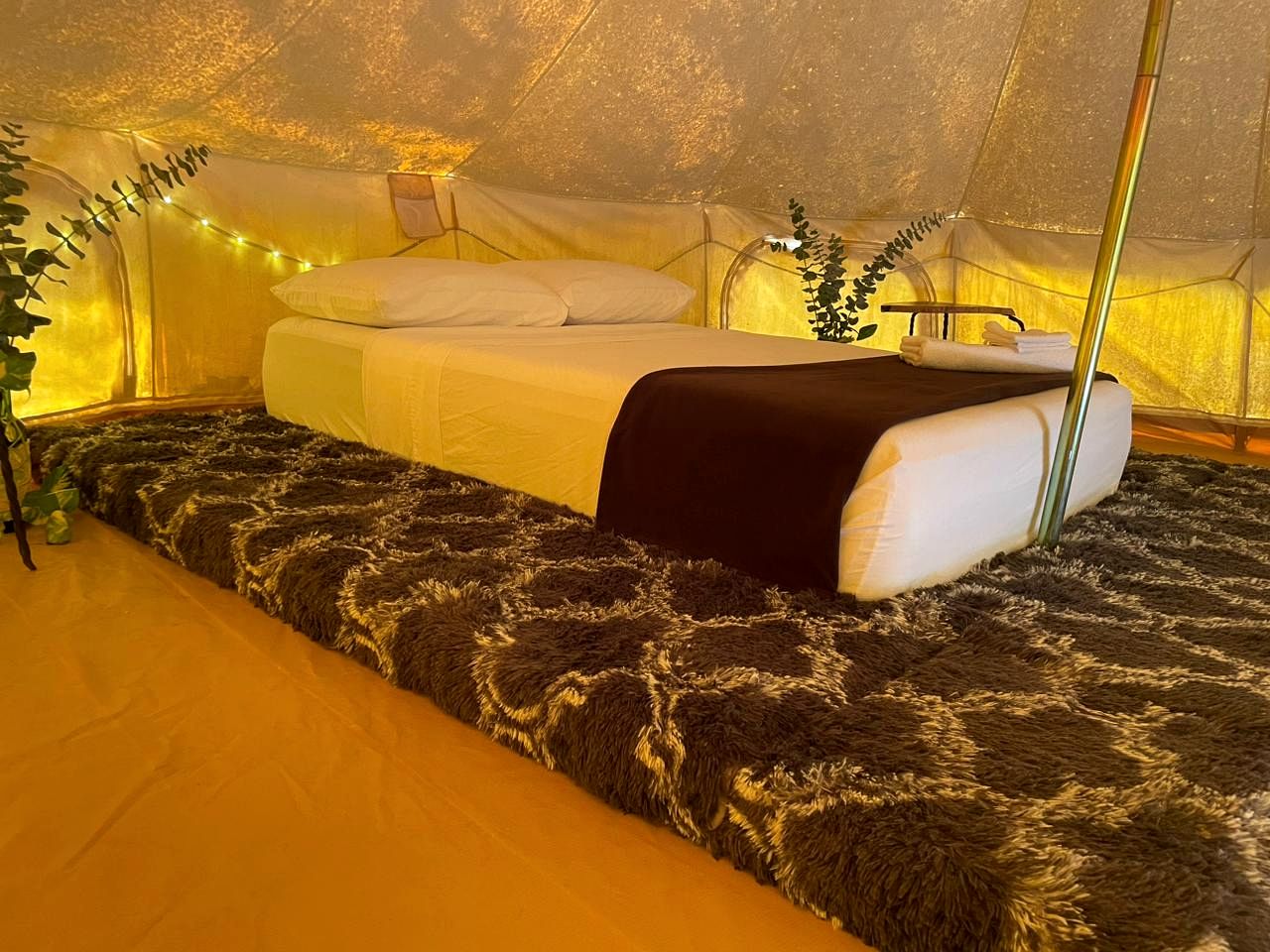 Intimate Romantic Bell Tents with Outdoor Pool in Mexico