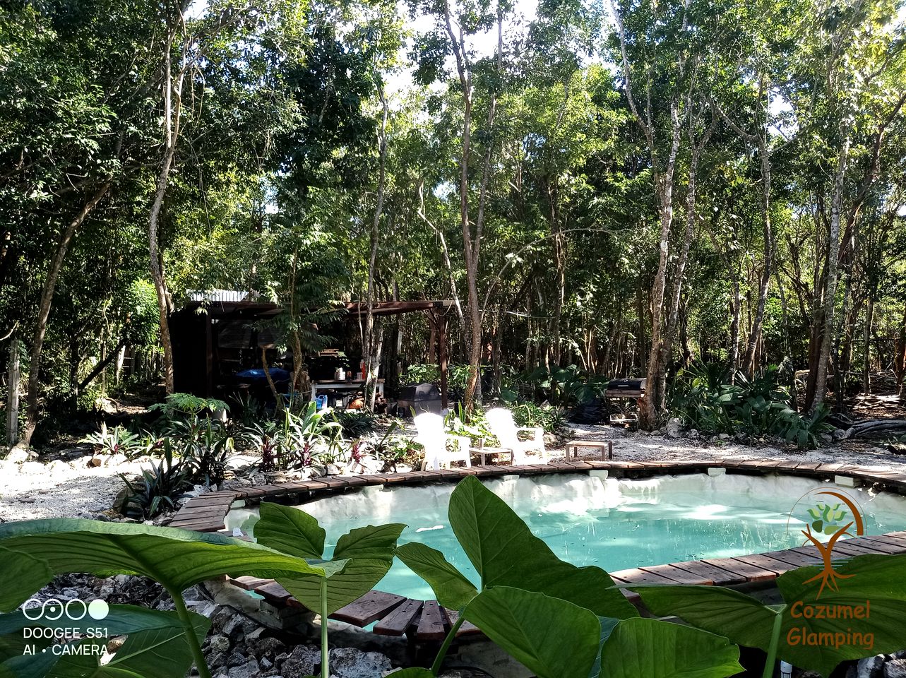 Intimate Romantic Bell Tents with Outdoor Pool in Mexico