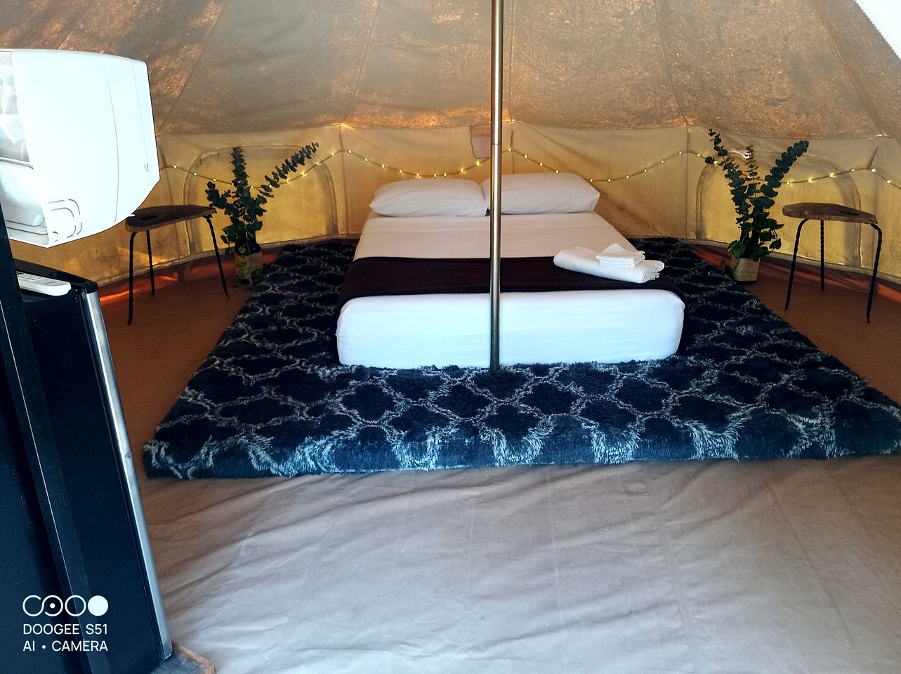 Intimate Romantic Bell Tents with Outdoor Pool in Mexico