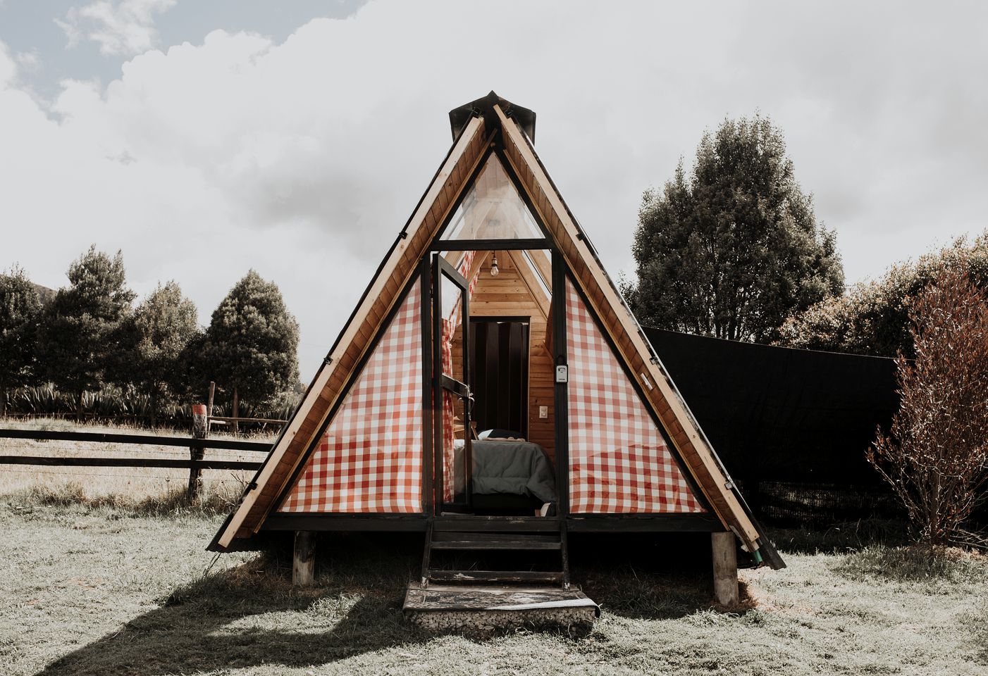 Tiny Cozy A-Frame Perfect for an Intimate Escape in Colombia