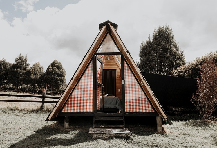 Tiny Cozy A-Frame Perfect for an Intimate Escape in Colombia