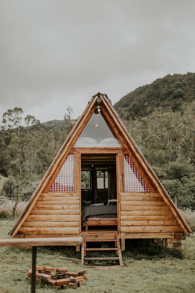 Classic Lofted A-Frames Idyllic for a Relaxing Getaway in Colombia
