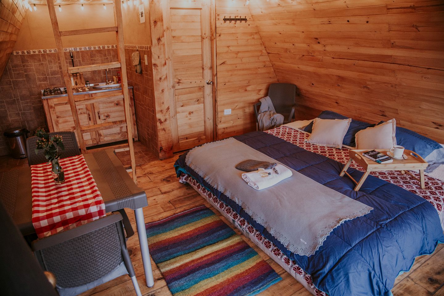 Fully Equipped A-Frame Ideal for Small Families in Colombia