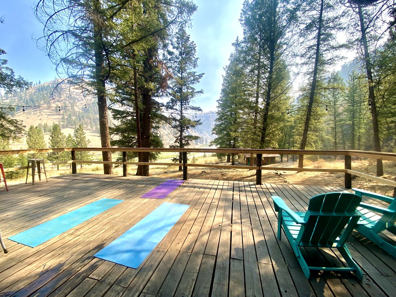 Glamping on the Banks of the Salmon River in this Spacious Safari Tent in Idaho
