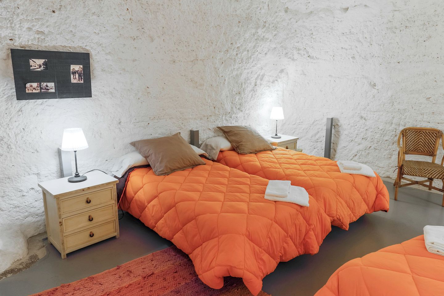 Remodeled Desert Caves at the Foot of a National Park near Zaragoza, Spain