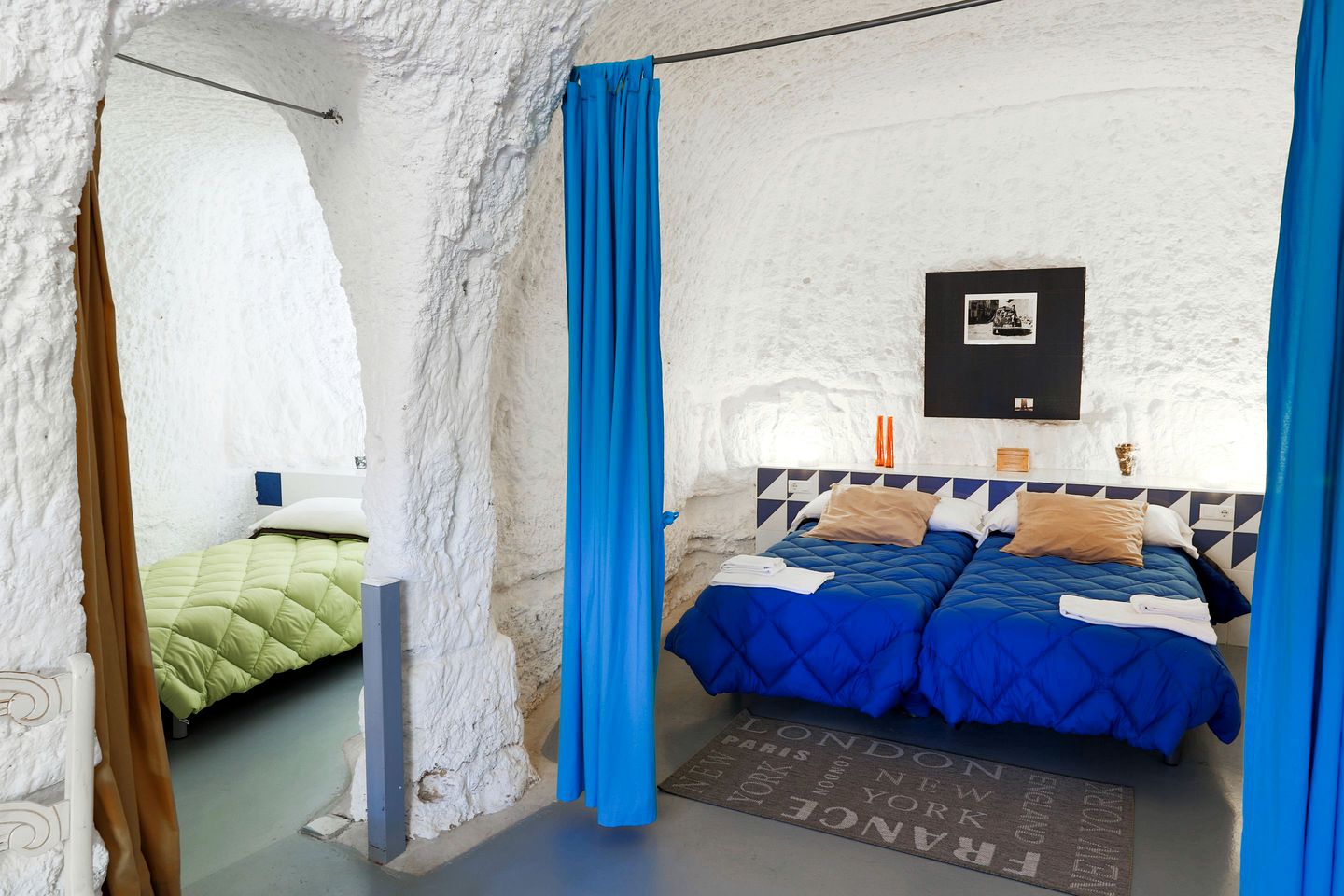 Remodeled Desert Caves at the Foot of a National Park near Zaragoza, Spain