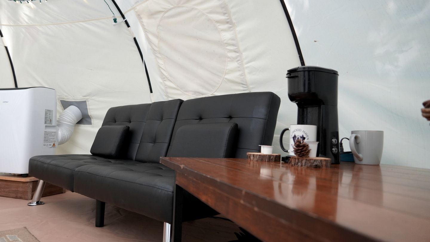 Charming Bell Tent Rental for Escapes to the Forest in Mellen, Wisconsin