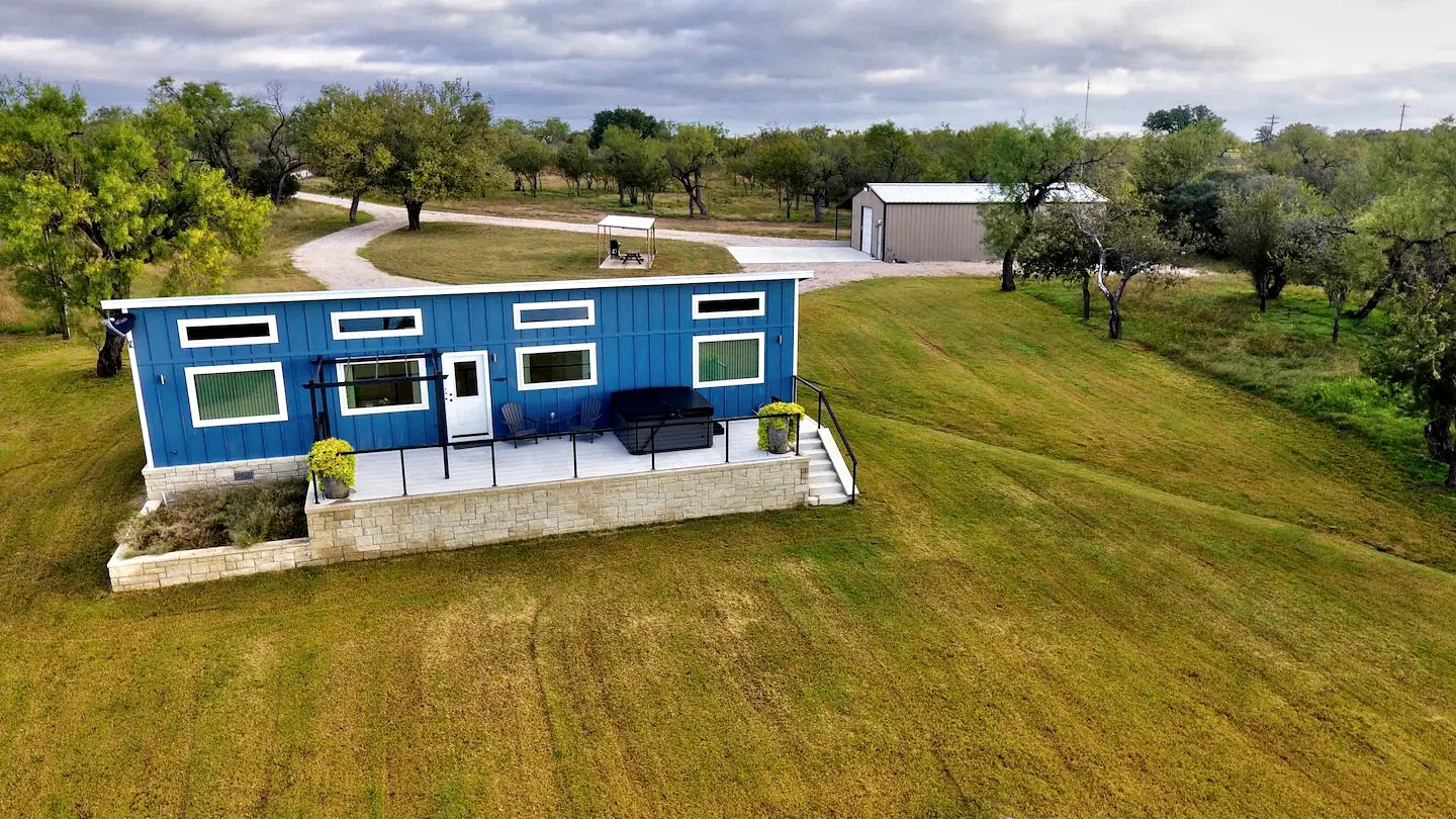 Amazing Glamping Vacations in this Riverside Cottage in Llano, Texas