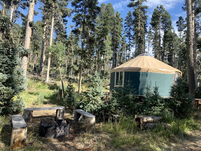 Yurts (United States of America, Red River, New Mexico)