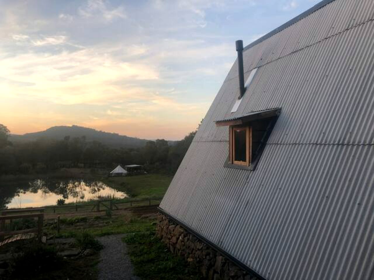 Off-Grid Lofted A-Frames with Outdoor Bath and Nature Views in Brazil