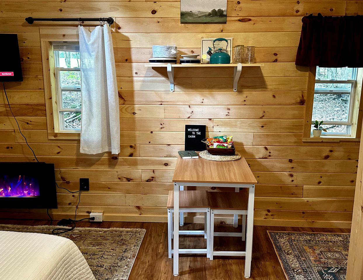 Pet-Friendly Cabin in the Woods, for Pennsylvania Glamping Getaways to Nature