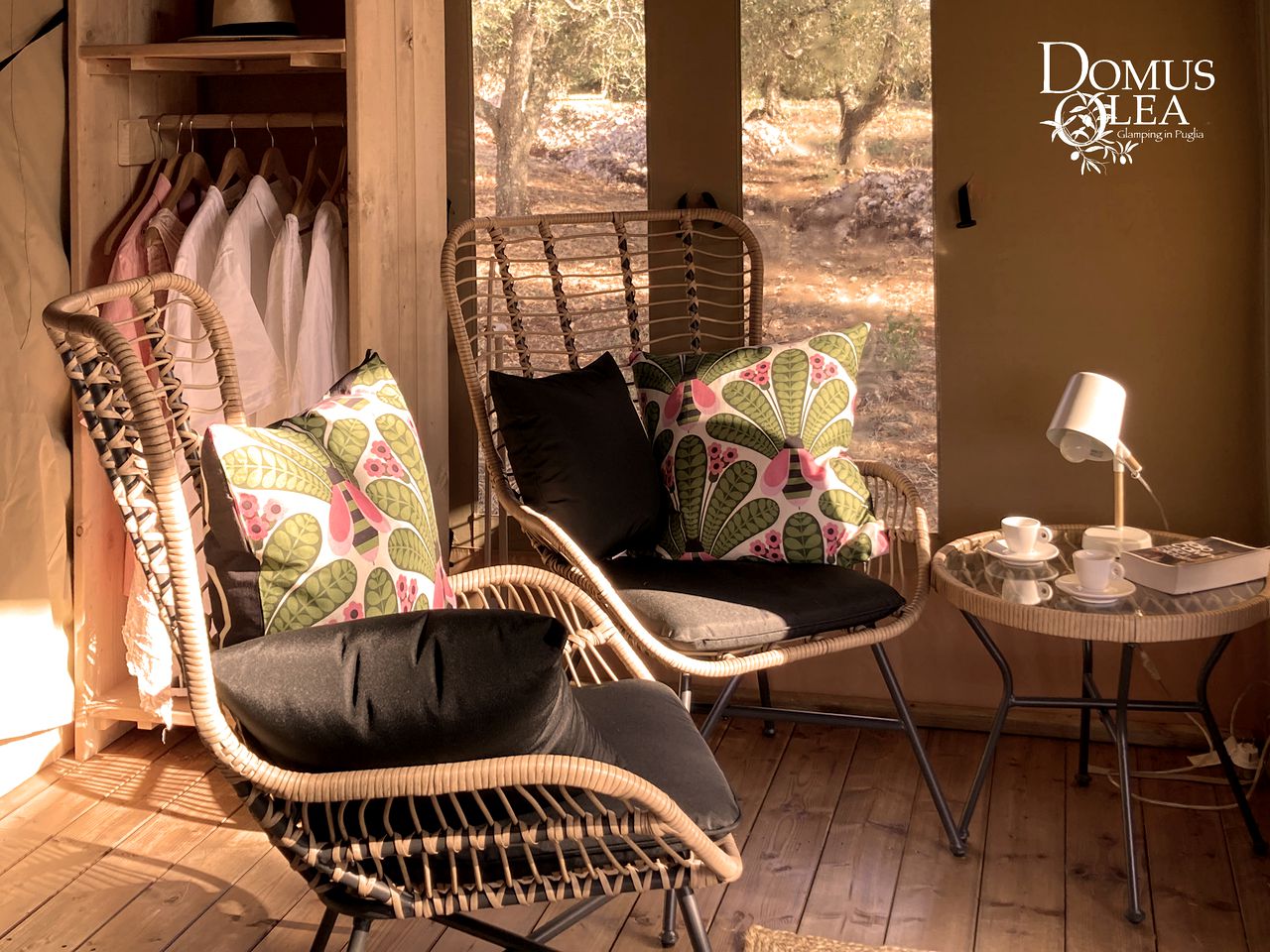 Idyllic Equipped Safari Tents Incredible for a Romantic Couple Retreat in Italy