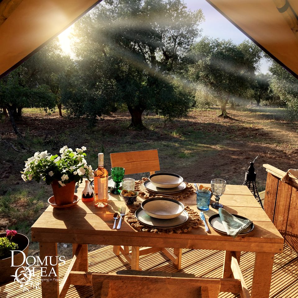 Idyllic Equipped Safari Tents Incredible for a Romantic Couple Retreat in Italy