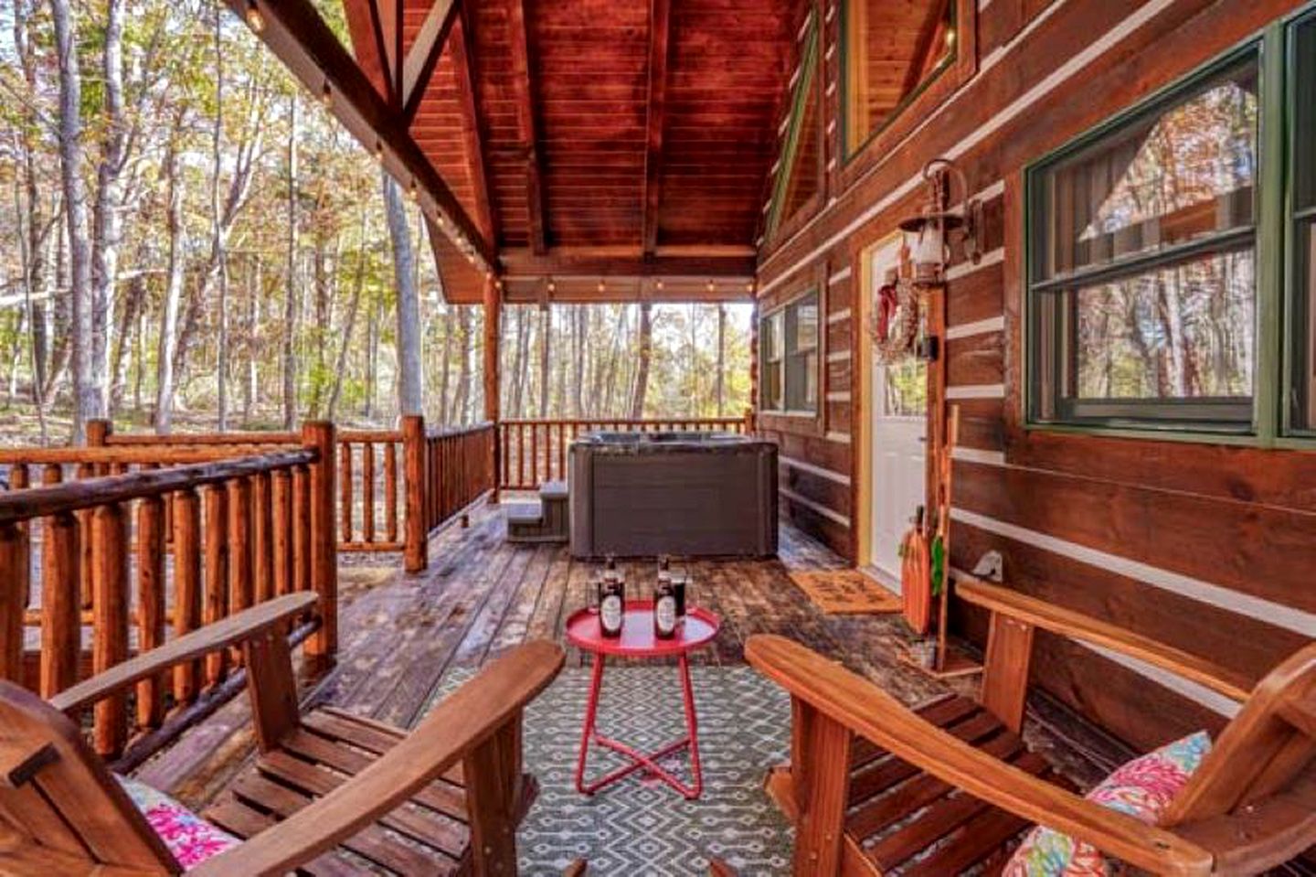 Romantic Getaways to this Rustic Cabin Rental with Stone Fireplace in Logan, Ohio
