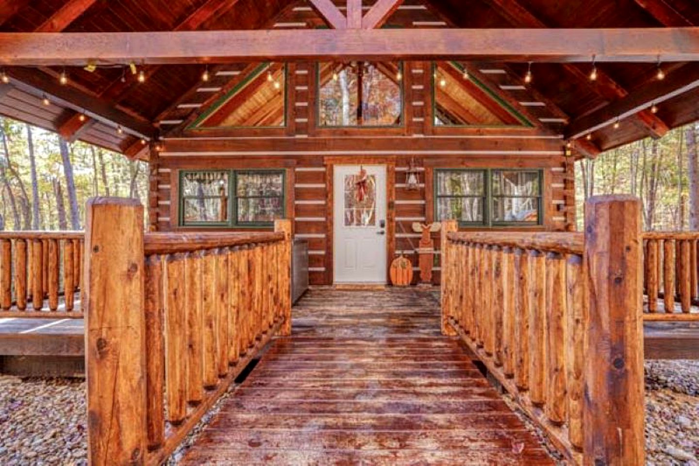 Romantic Getaways to this Rustic Cabin Rental with Stone Fireplace in Logan, Ohio