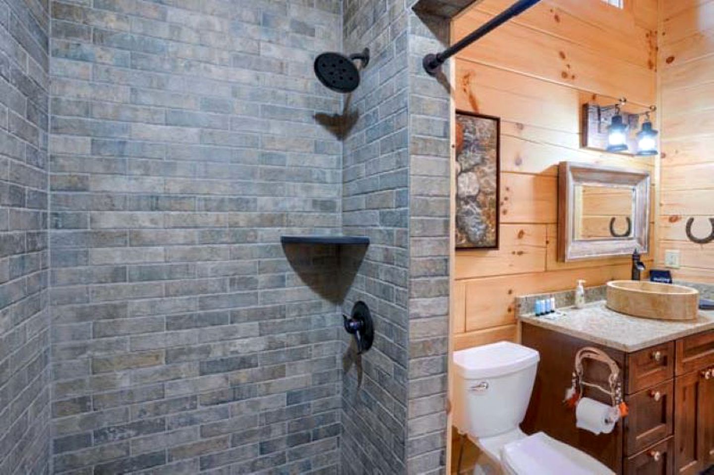 Romantic Getaways to this Rustic Cabin Rental with Stone Fireplace in Logan, Ohio
