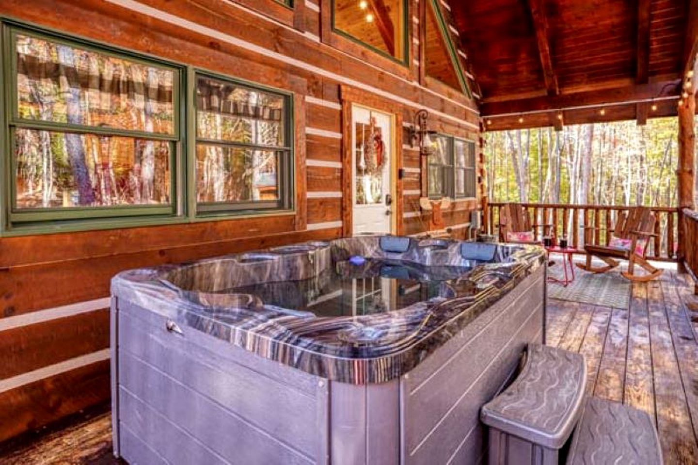 Romantic Getaways to this Rustic Cabin Rental with Stone Fireplace in Logan, Ohio