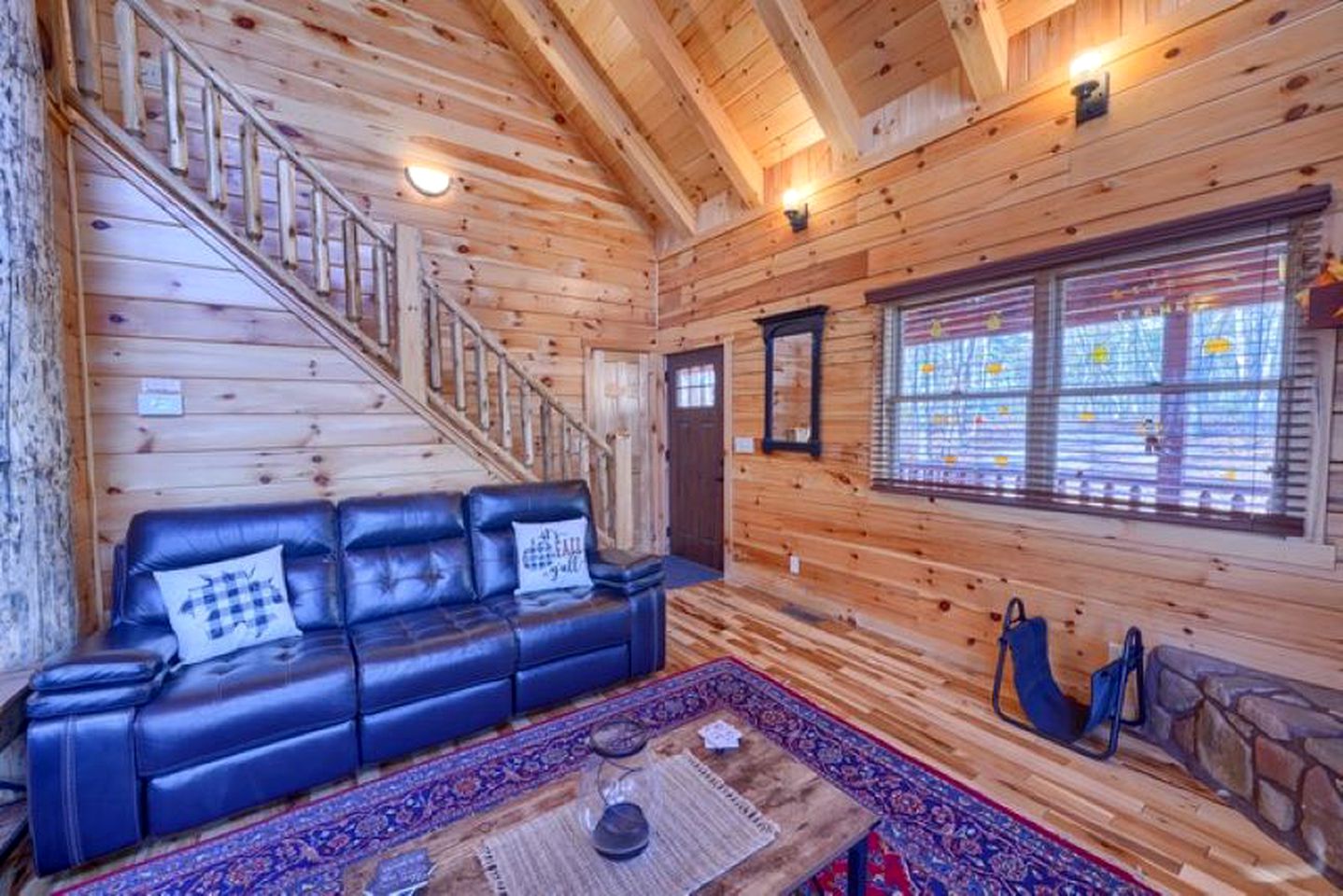 Family-Friendly Getaways to this Rustic Log Cabin in Logan, Ohio