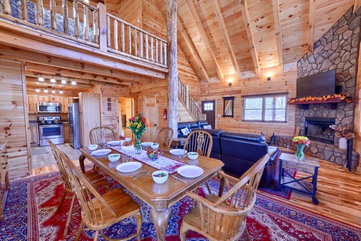 Family-Friendly Getaways to this Rustic Log Cabin in Logan, Ohio