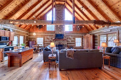 Rustic Log Cabin Rental in Logan, Ohio, for Dreamy Glamping Stays in Hocking Hills photo 3