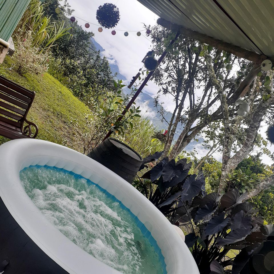 A Frame Cabin for a Unique Eco Glamping Experience with Natural Pool and Jacuzzi, Nocaima, Colombia