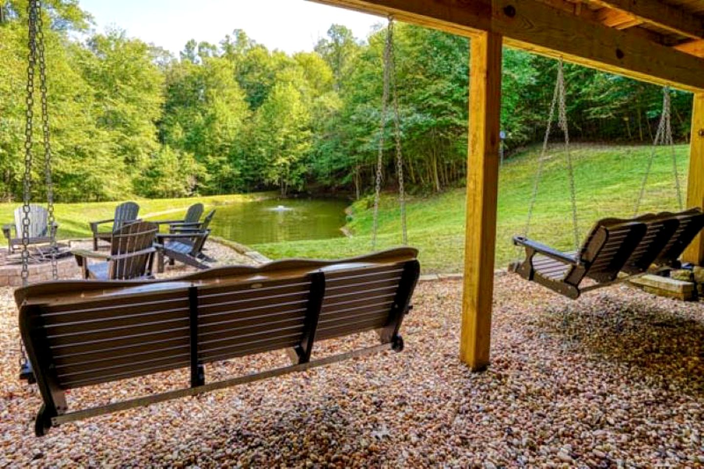 Amazing Family Adventures at this Lovely Logan Rental with Fire Pit and Catch-and-Release Pond