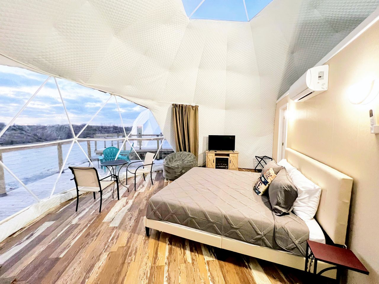 Best Texas Glamping in this Stunning Dome Rental in Rogers, Bell County