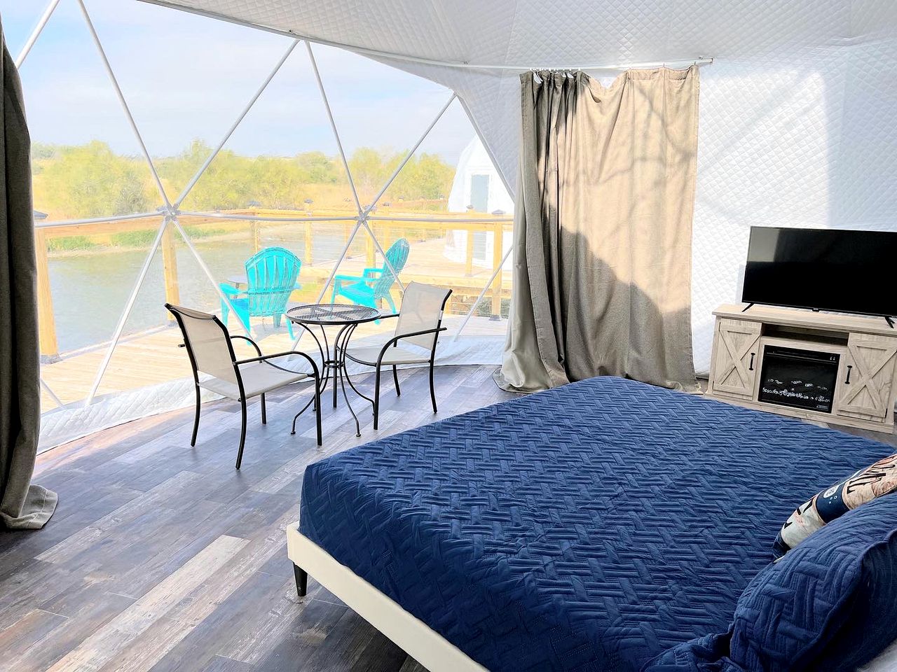 Best Texas Glamping in this Stunning Dome Rental in Rogers, Bell County