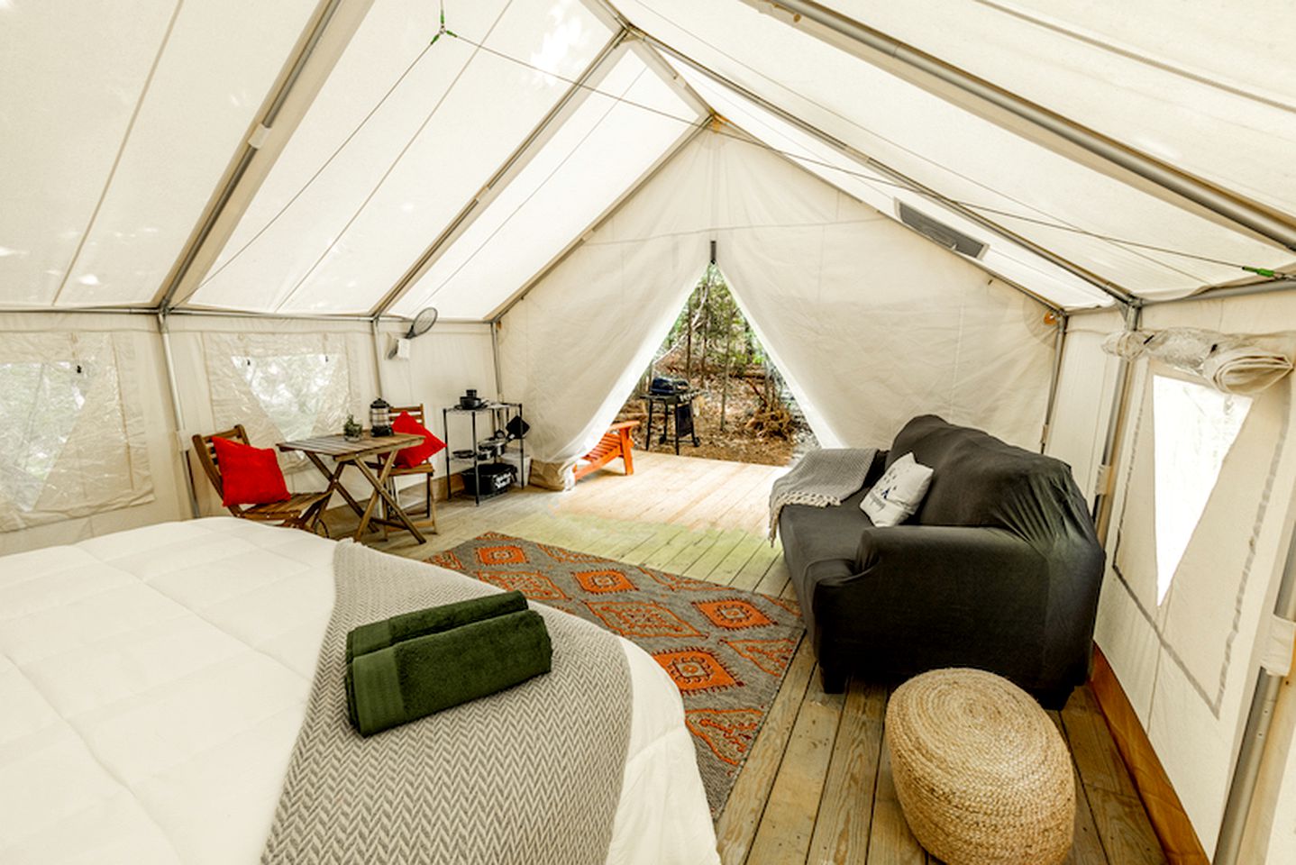 Secluded Safari Tent Getaway: Glamp in Style in Broadalbin, New York