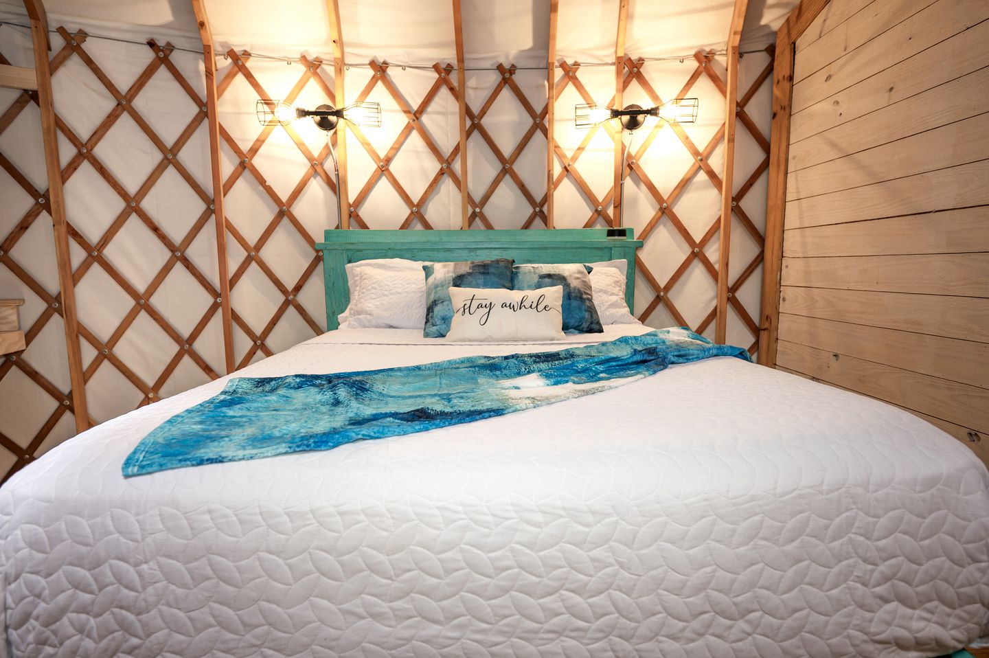 Luxury Glamping Yurt with Hot-Tub on the Medina River Bandera, Texas