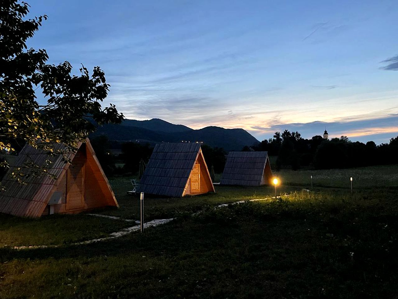 Awesome A-Frame Accommodations with Gacka River Views and Jacuzzi Access in Ličko Lešće, Croatia