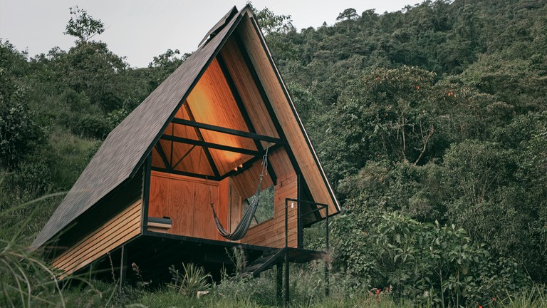 Amazing Lofted Cabin with Elegant Design Nestled Among Nature in Colombia