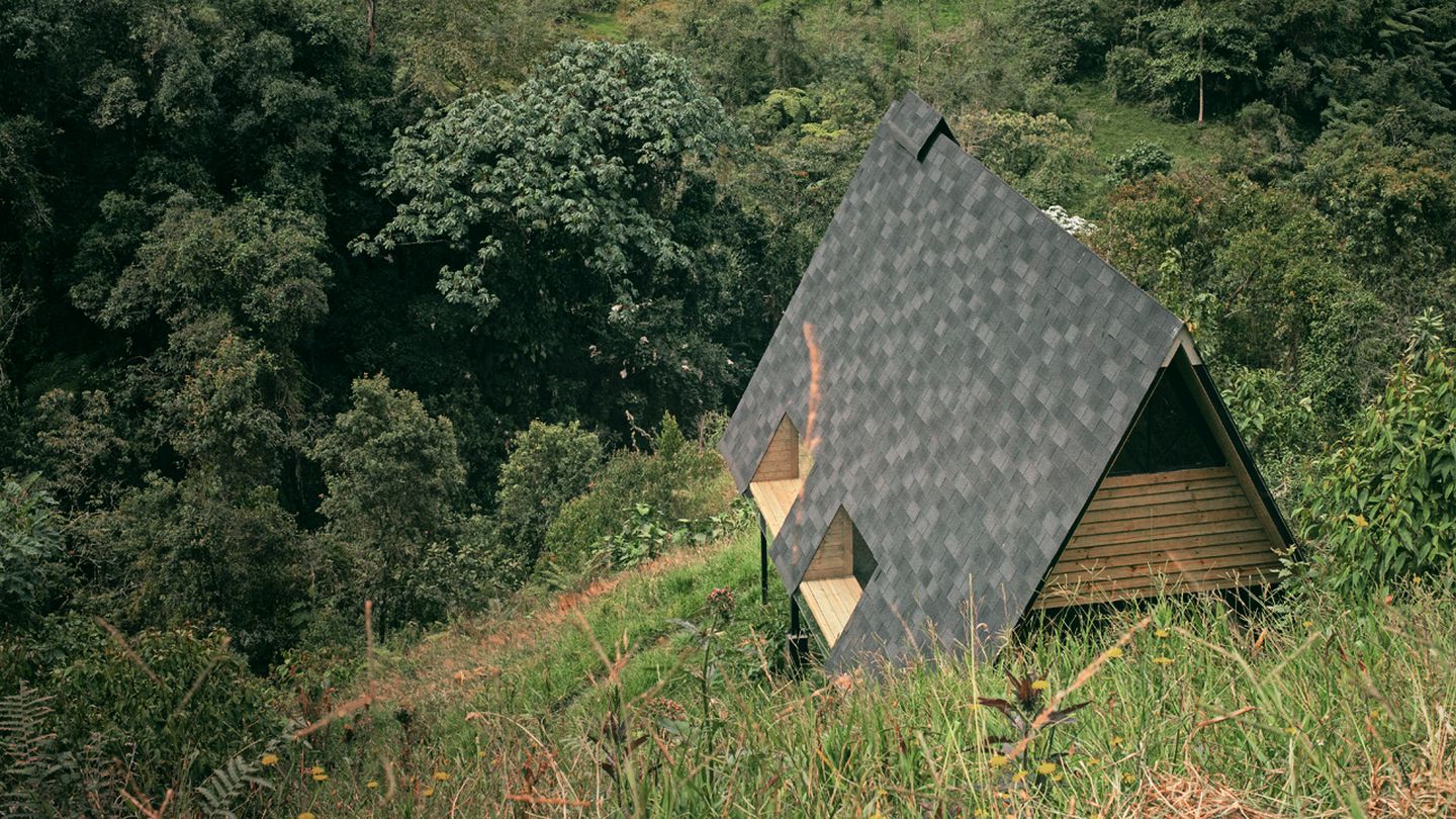 Amazing Lofted Cabin with Elegant Design Nestled Among Nature in Colombia