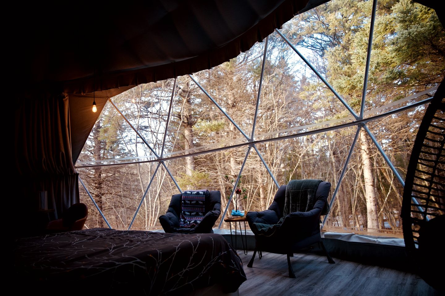 Romantic Dome for a Weekend Getaway or Serene Escape For Two with Hot Tub in Cocagne, Canada