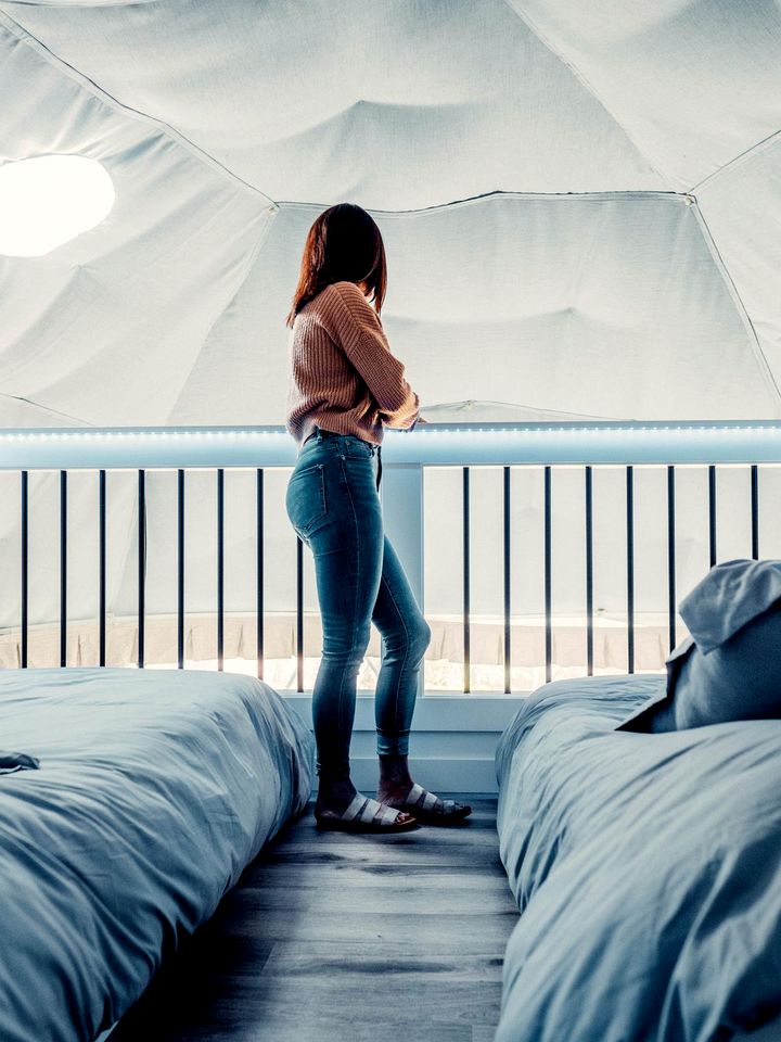 Romantic Dome for a Weekend Getaway or Serene Escape For Two with Hot Tub in Cocagne, Canada