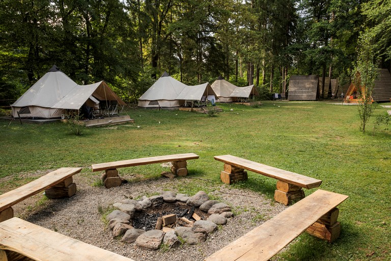 Bell Tents (Slovenia, Mozirje, North East Slovenia)