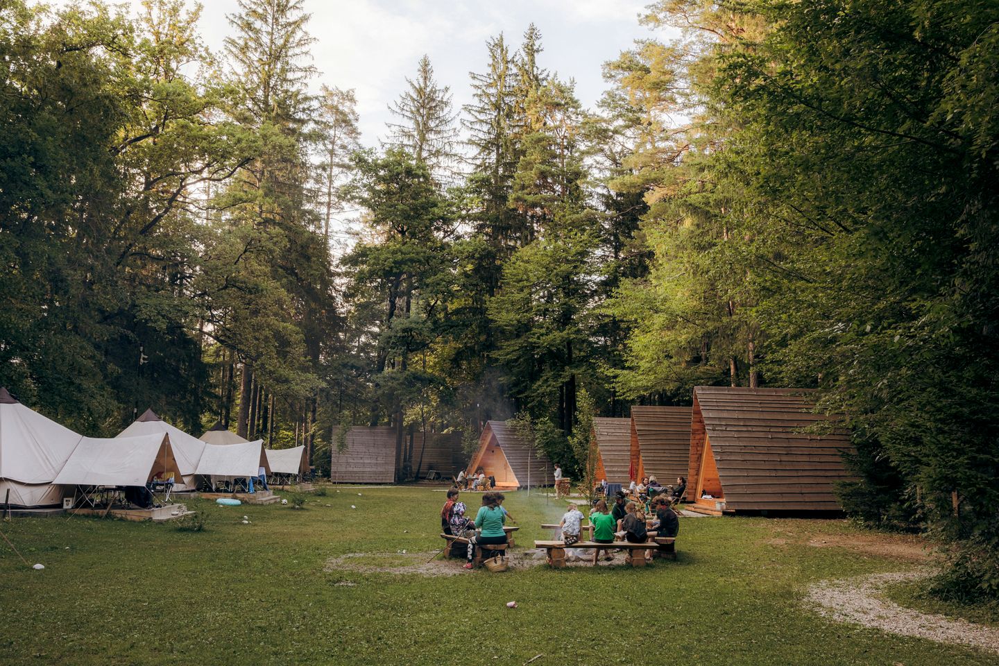 Bell Tents (Slovenia, Mozirje, North East Slovenia)